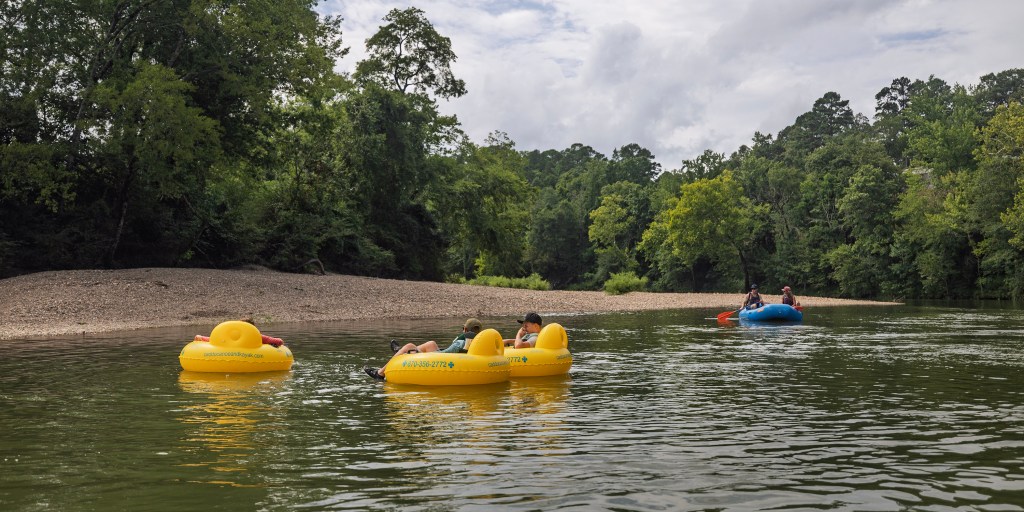 Visitors floating the Caddo River in July 2025. Photo: Arkansas Tourism
